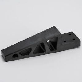 Black oxide treated stainless steel precision components