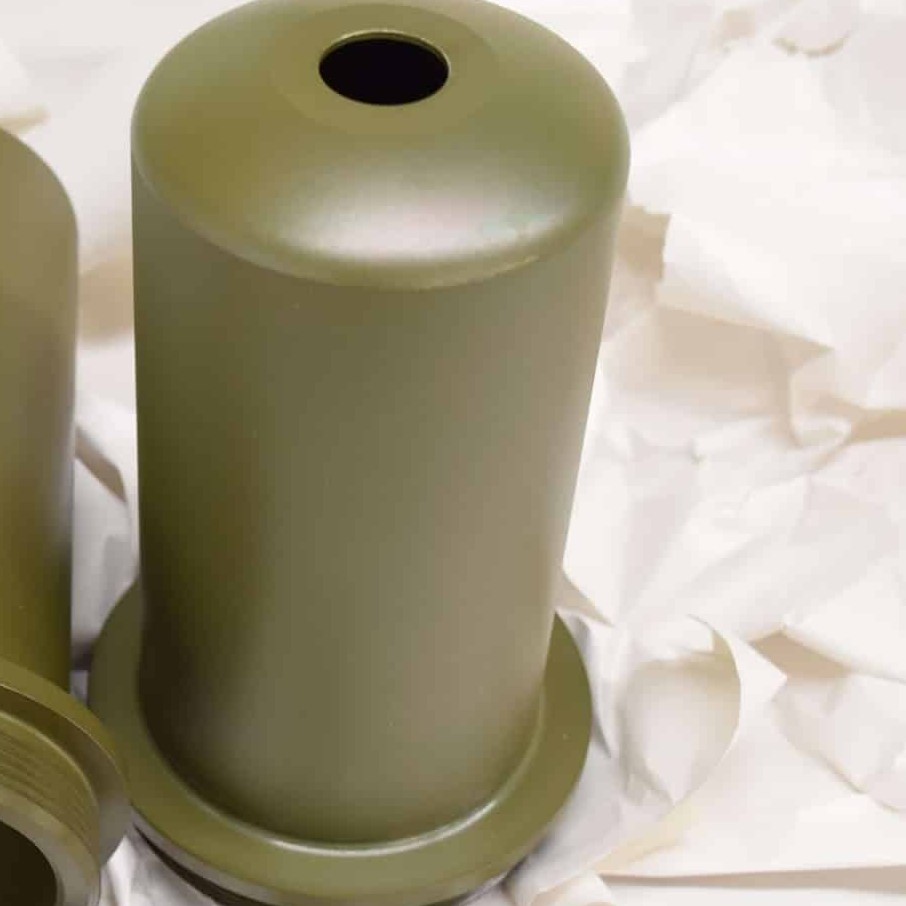 Olive drab cadmium plated dark green military hardware