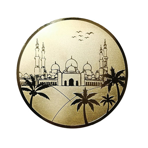 24K gold plated commemorative coin