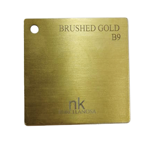 Gold plated metal tags for luxury goods